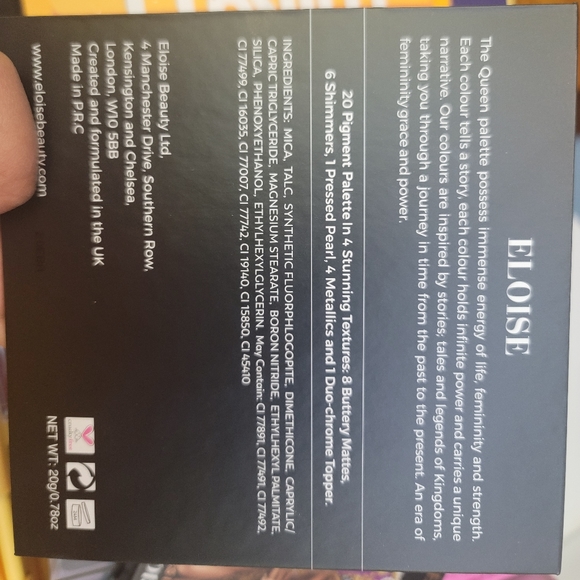 NWT Eloise Beauty The Queen Eyeshadow Palette - Picture 3 of 3